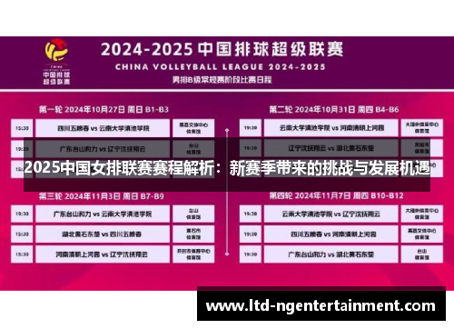 2025中国女排联赛赛程解析:新赛季带来的挑战与发展机遇 2025中国女排联赛赛程解析:新赛季带来的挑战与发展机遇