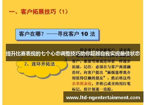 提升比赛表现的七个心态调整技巧助你超越自我实现最佳状态