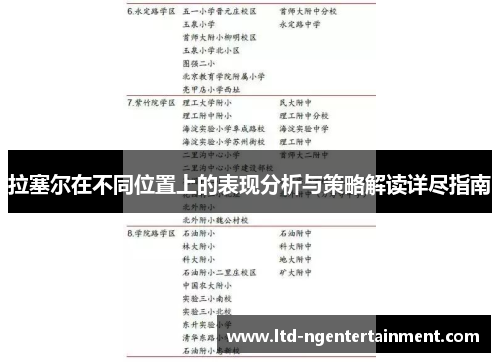 拉塞尔在不同位置上的表现分析与策略解读详尽指南